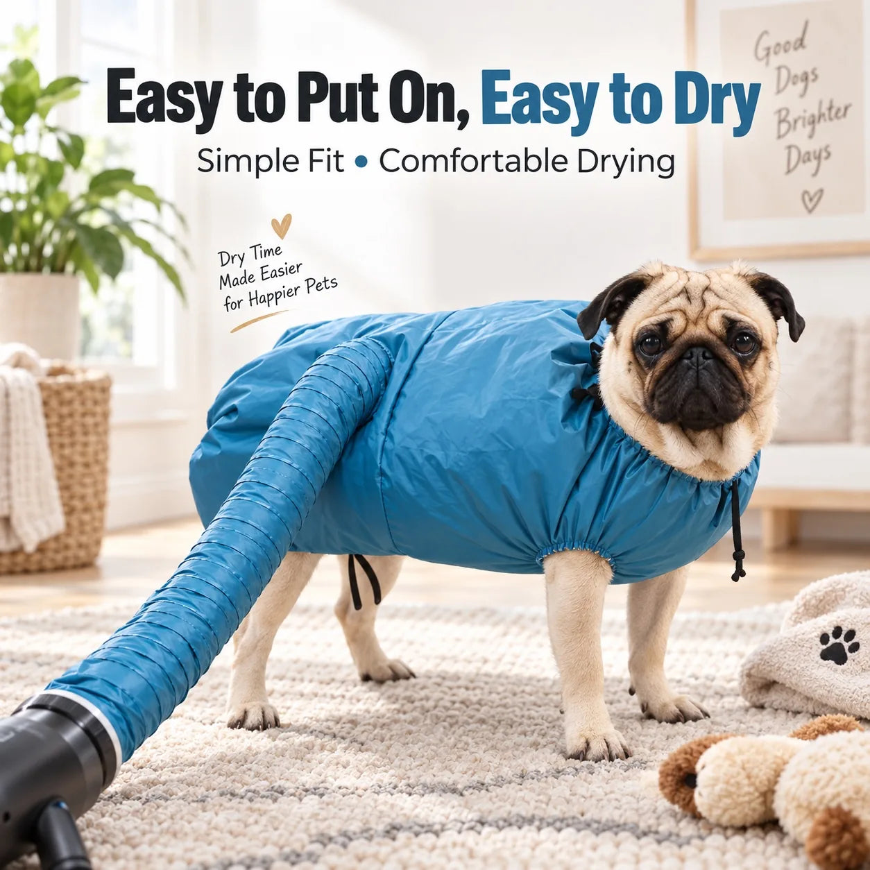 Hands-Free Pet Drying Bag product image 3