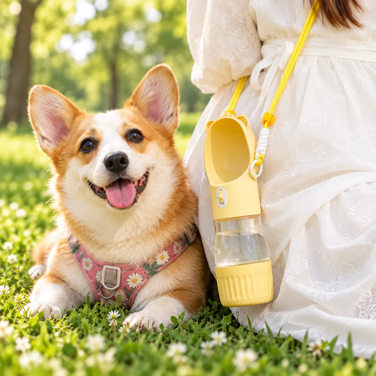 Portable Pet Water and Food Bottle