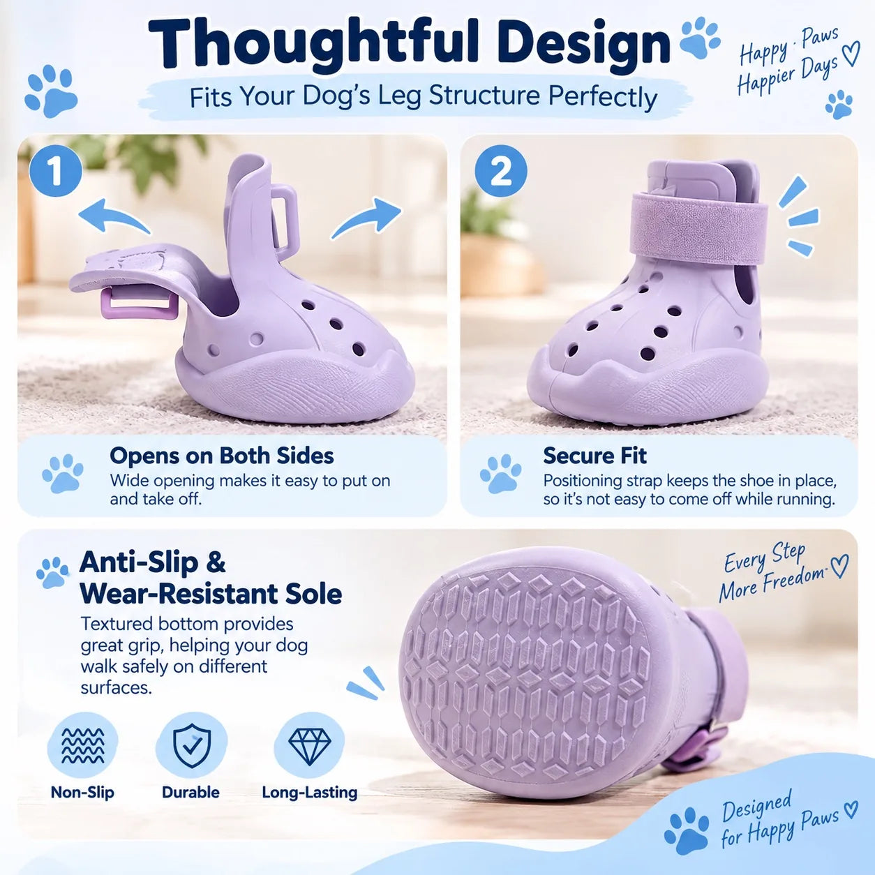 Breathable Non-Slip Dog Shoes product image 4